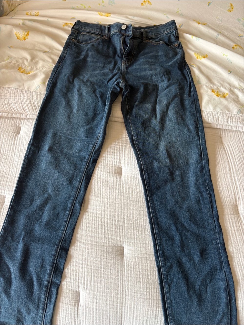Boys Dark Blue Original Taper Fit Jeans